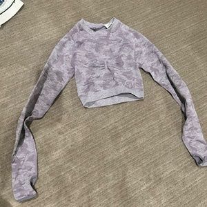 Gymshark Came Long Sleeve Light Purple/Lavender Size Small